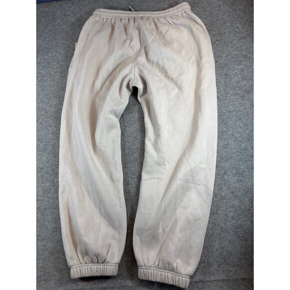 White Fox Vol.3 Sweatpants Womens 2XL Beige High Rise Jogger Sports Athleisure - Picture 2 of 9